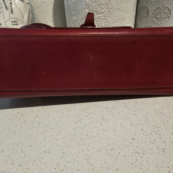 Dooney and Bourke Red Handbag Purse - Picture 8 of 10